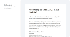 Desktop Screenshot of knilob.com