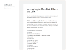 Tablet Screenshot of knilob.com